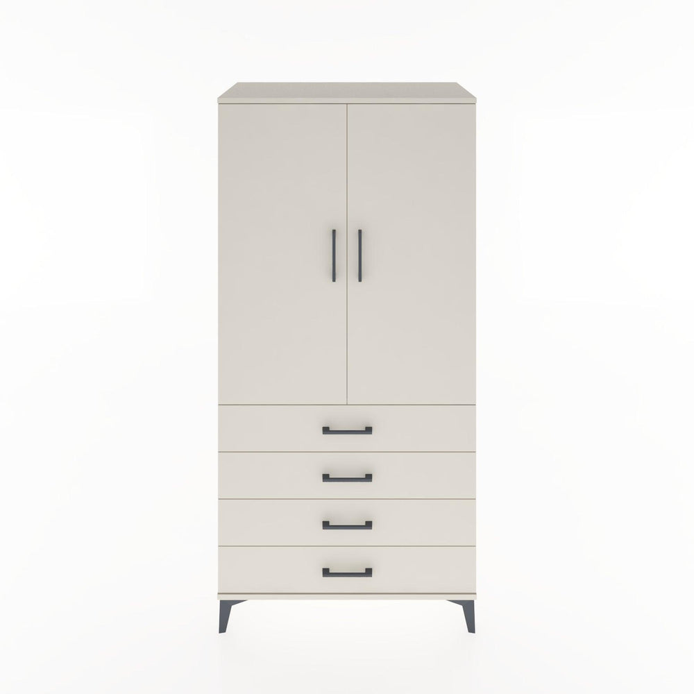Woodntry Modular Cabinet Moonstone 88x44x170 cm with Doors and Drawers KC27-1