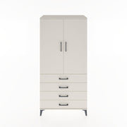 Woodntry Modular Cabinet Moonstone 88x44x170 cm with Doors and Drawers KC27-1