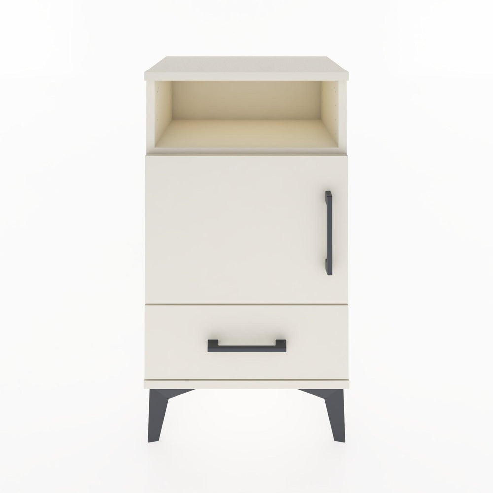 Woodntry Modüler Komodin Raf Kapak Çekmeceli 44x30x68 cm Aytaşı - Woodntry