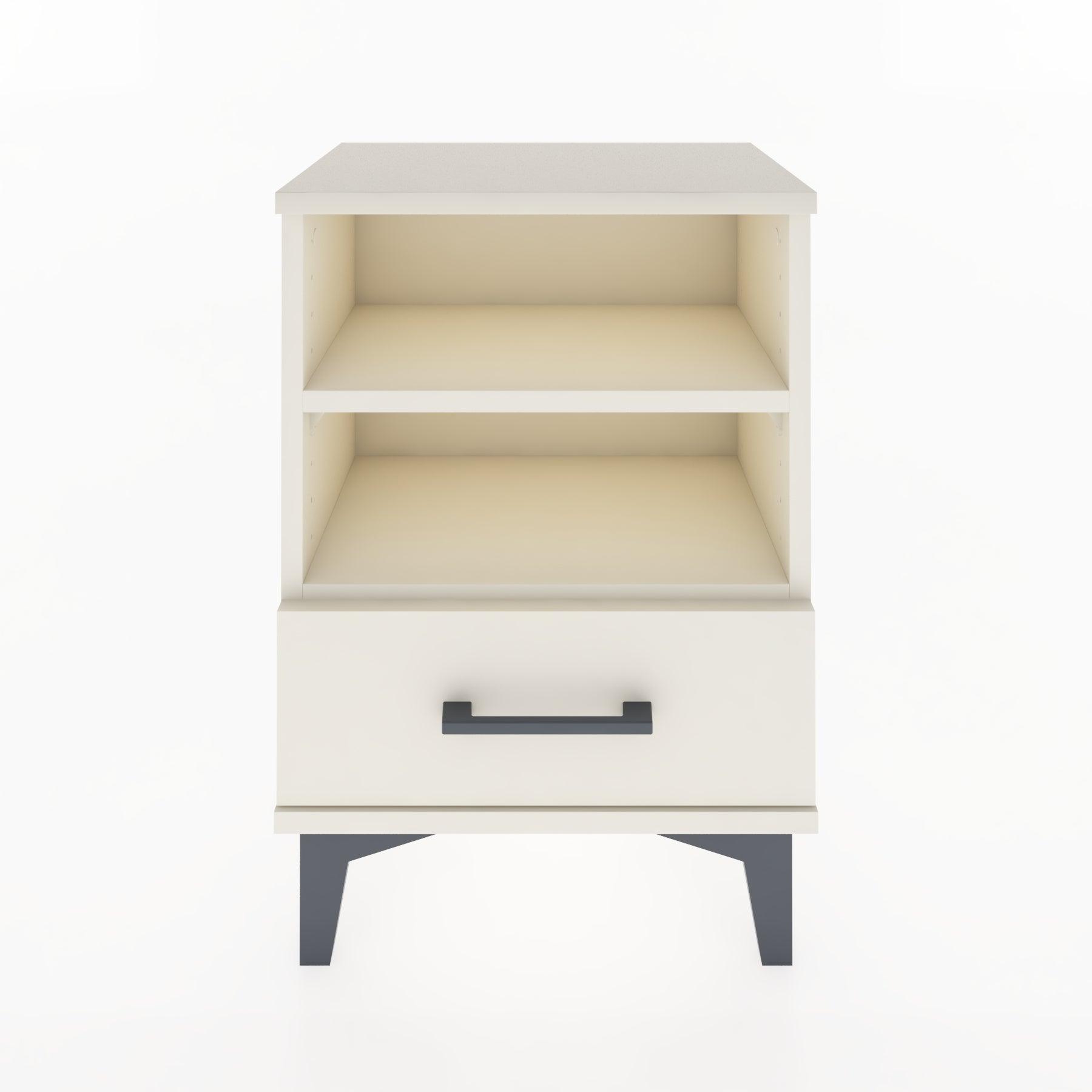 Woodntry Modüler Komodin Çift Raflı 44x30x52 cm Aytaşı - Woodntry