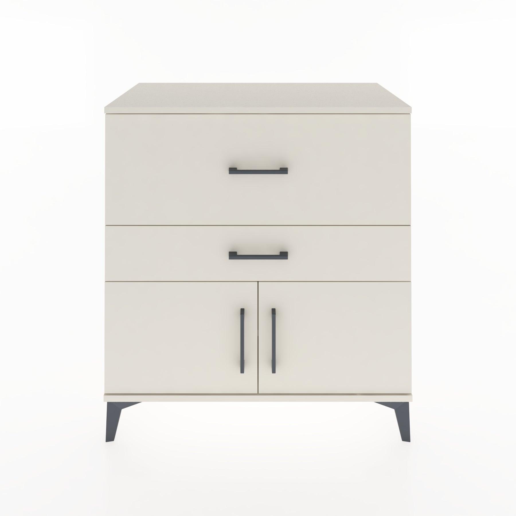 Woodntry Modular Dresser Moonstone 88x44x84 cm with Cover and Drawer KC105-1