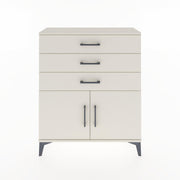 Woodntry Modüler Şifonyer Aytaşı 88x30x94 cm Kapaklı ve Çekmeceli KC8-1