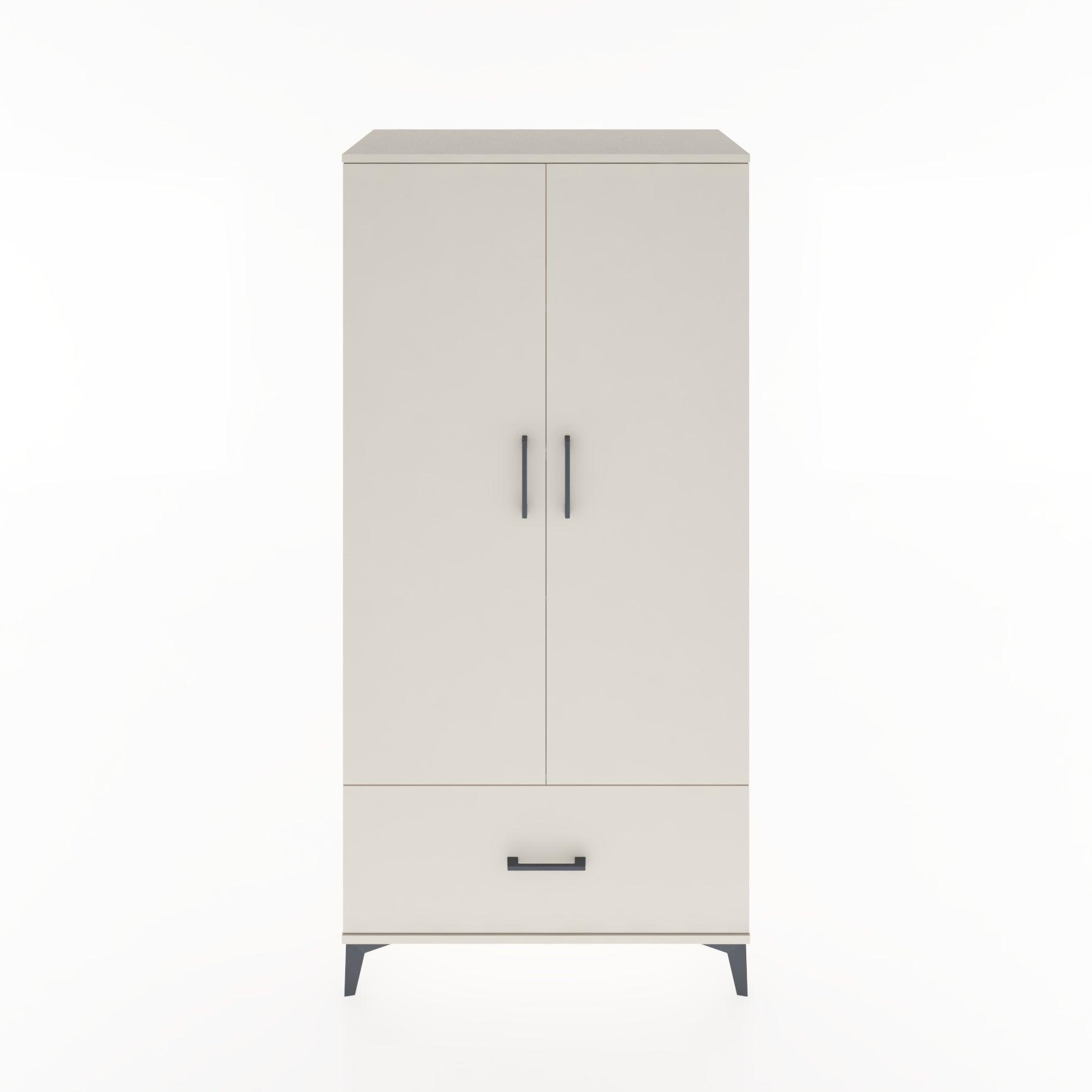 Woodntry Modular Cabinet Moonstone 88x44x170 cm with Doors and Drawers KC16-1