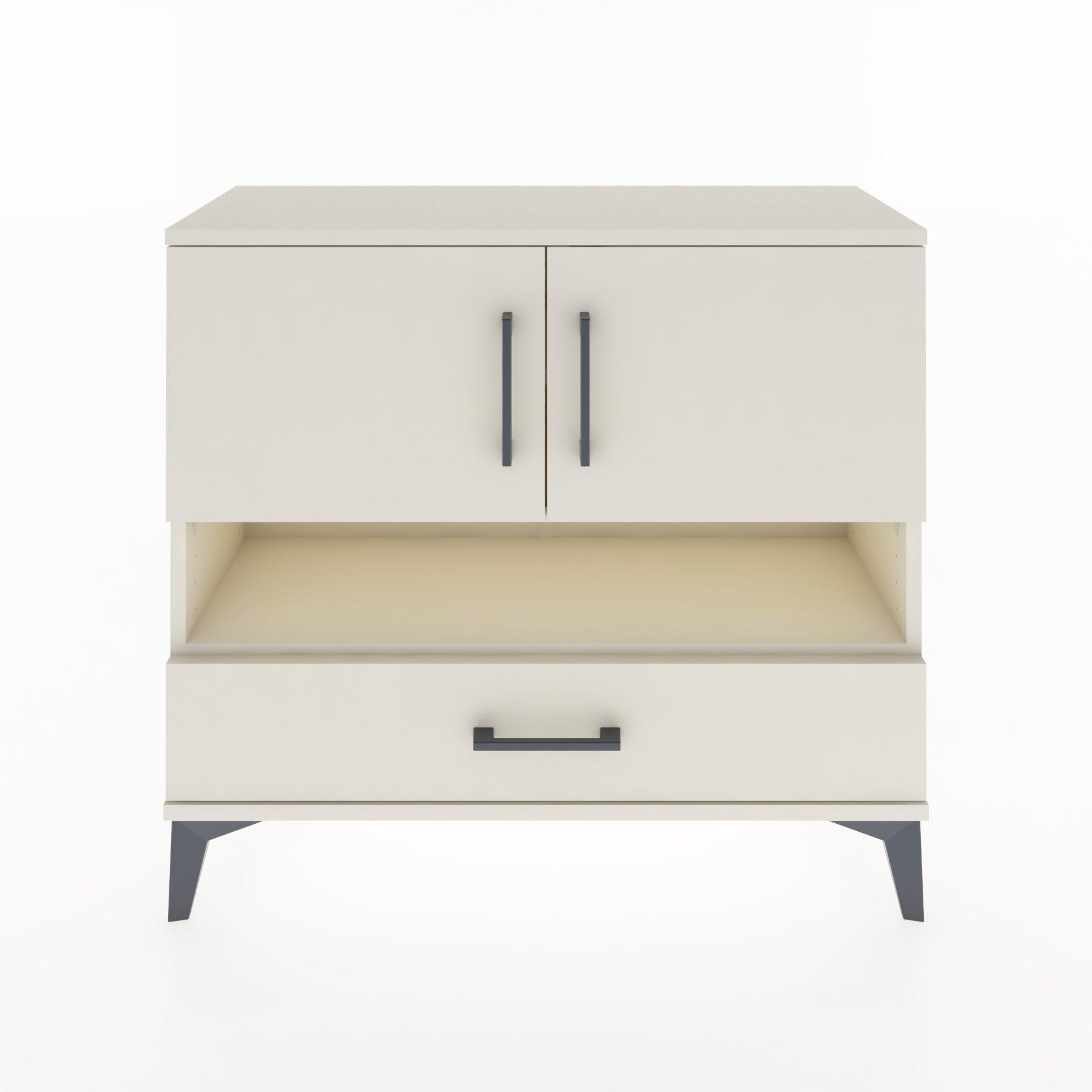 Woodntry Modüler Şifonyer İki Kapaklı T1 88x30x94 cm Aytaşı - Woodntry