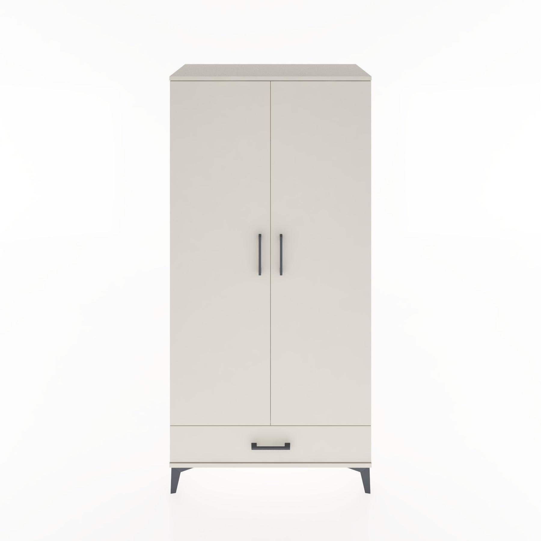 Woodntry Modular Cabinet Moonstone 88x44x170 cm with Doors and Drawers KC30-1