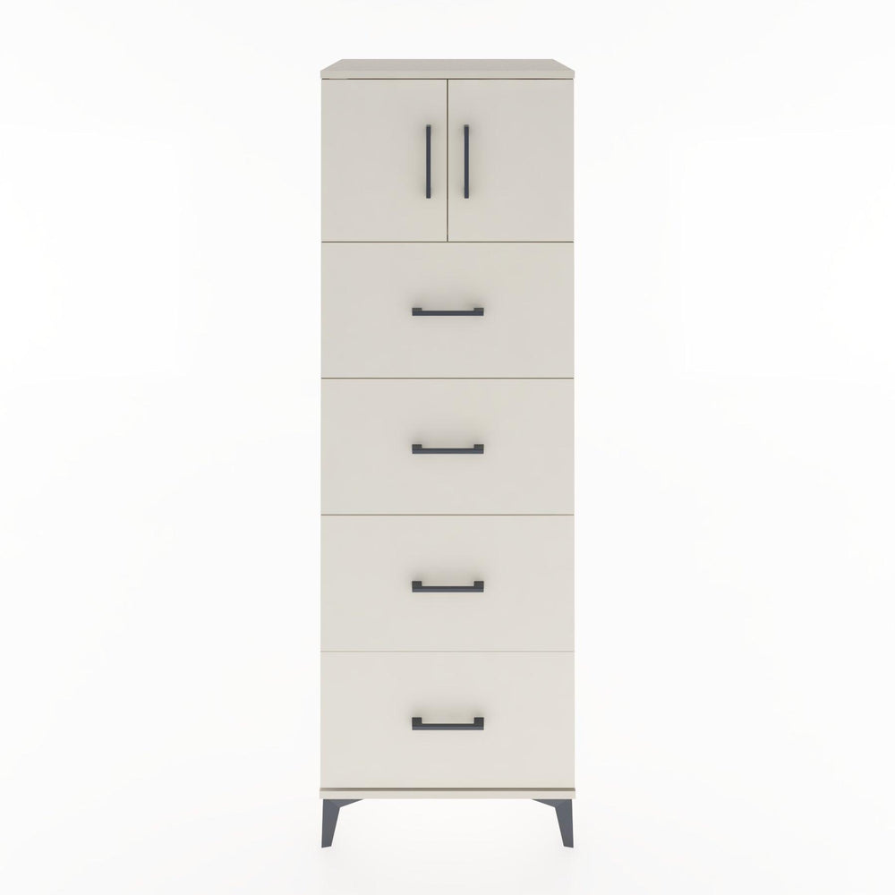 Woodntry Modüler Dolap Aytaşı 60x44x170 cm Kapaklı ve Çekmeceli KC25-1