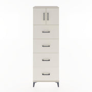 Woodntry Modular Cabinet Moonstone 60x44x170 cm with Doors and Drawers KC25-1