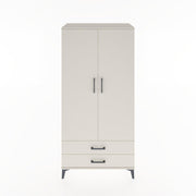 Woodntry Modular Cabinet Moonstone 88x44x170 cm with Doors and Drawers KC7-1