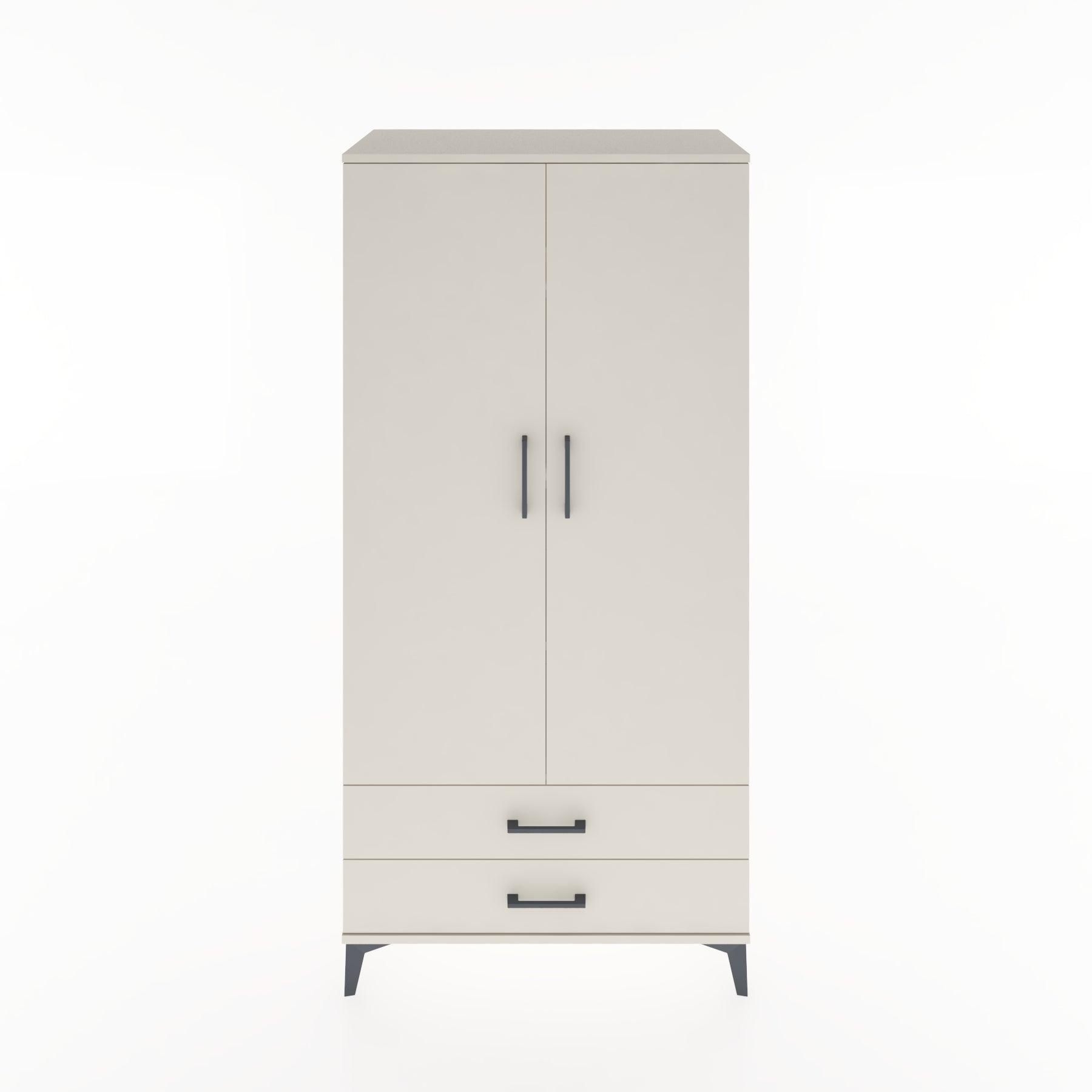 Woodntry Modular Cabinet Moonstone 88x44x170 cm with Doors and Drawers KC7-1