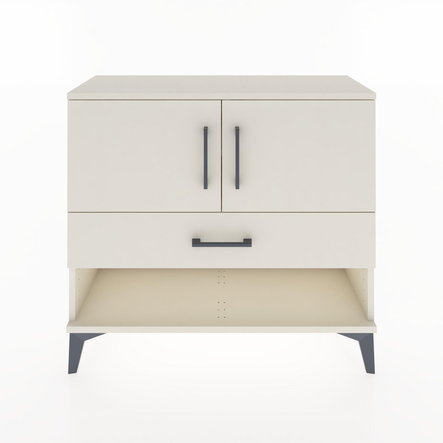 Woodntry Modüler Şifonyer Kapak ve Çekmeceli V4 88x30x68 cm Aytaşı - Woodntry