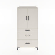 Woodntry Modular Cabinet Moonstone 88x44x170 cm with Doors and Drawers KC20-1