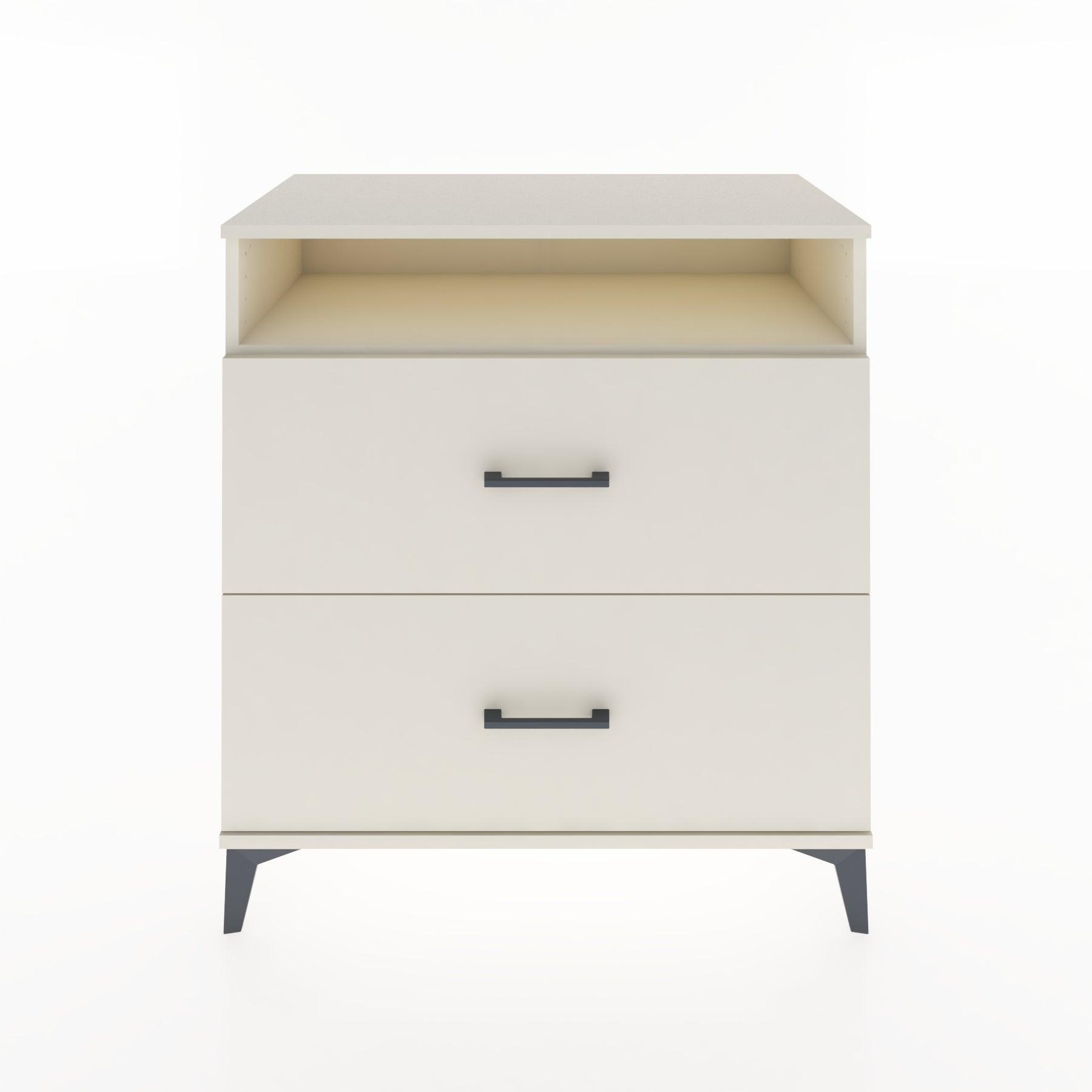 Woodntry Modüler Şifonyer Aytaşı 88x44x84 cm Çekmeceli ve Raflı CR3-1