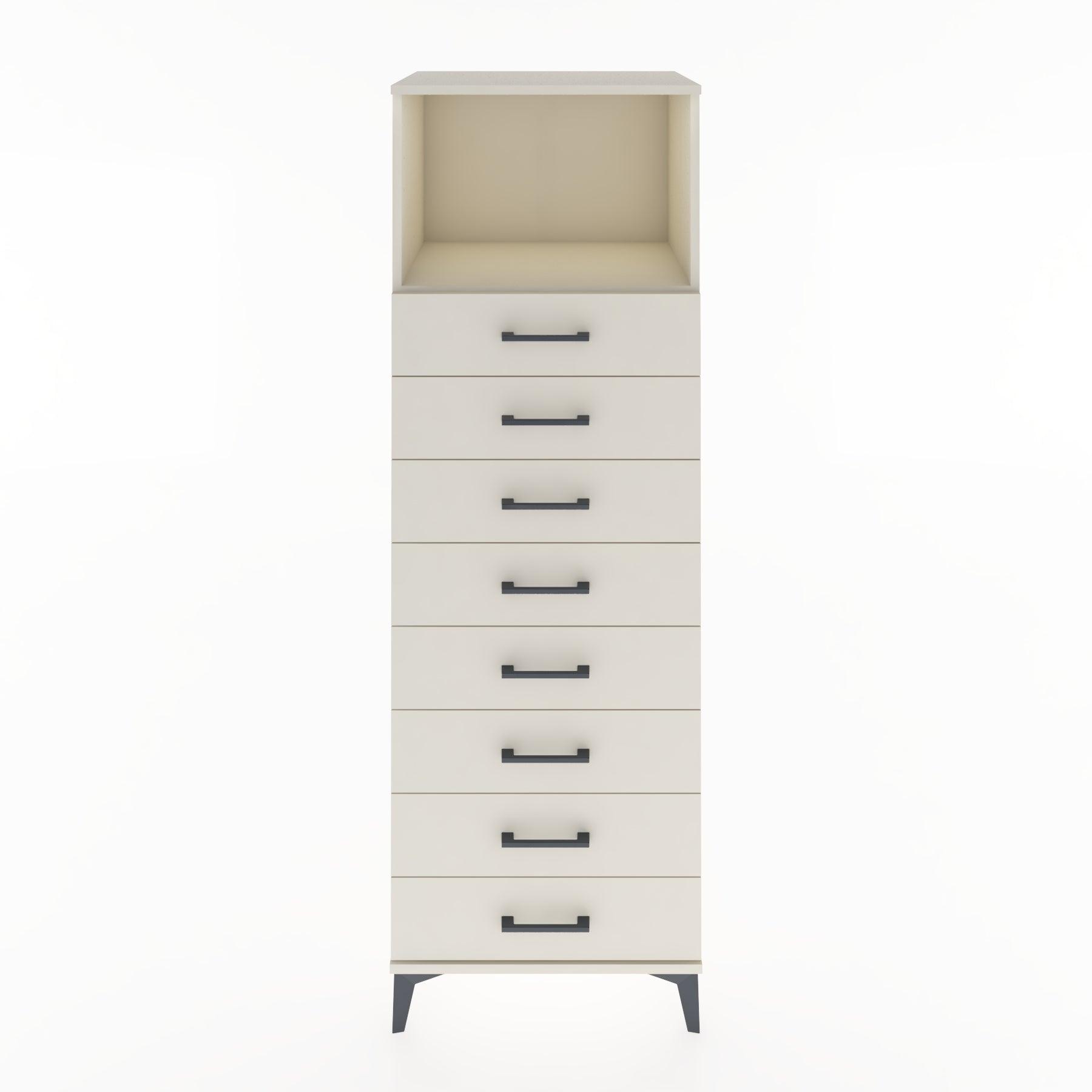 Woodntry Modular Cabinet Moonstone 60x44x170 cm with Drawers and Shelves CR32-1