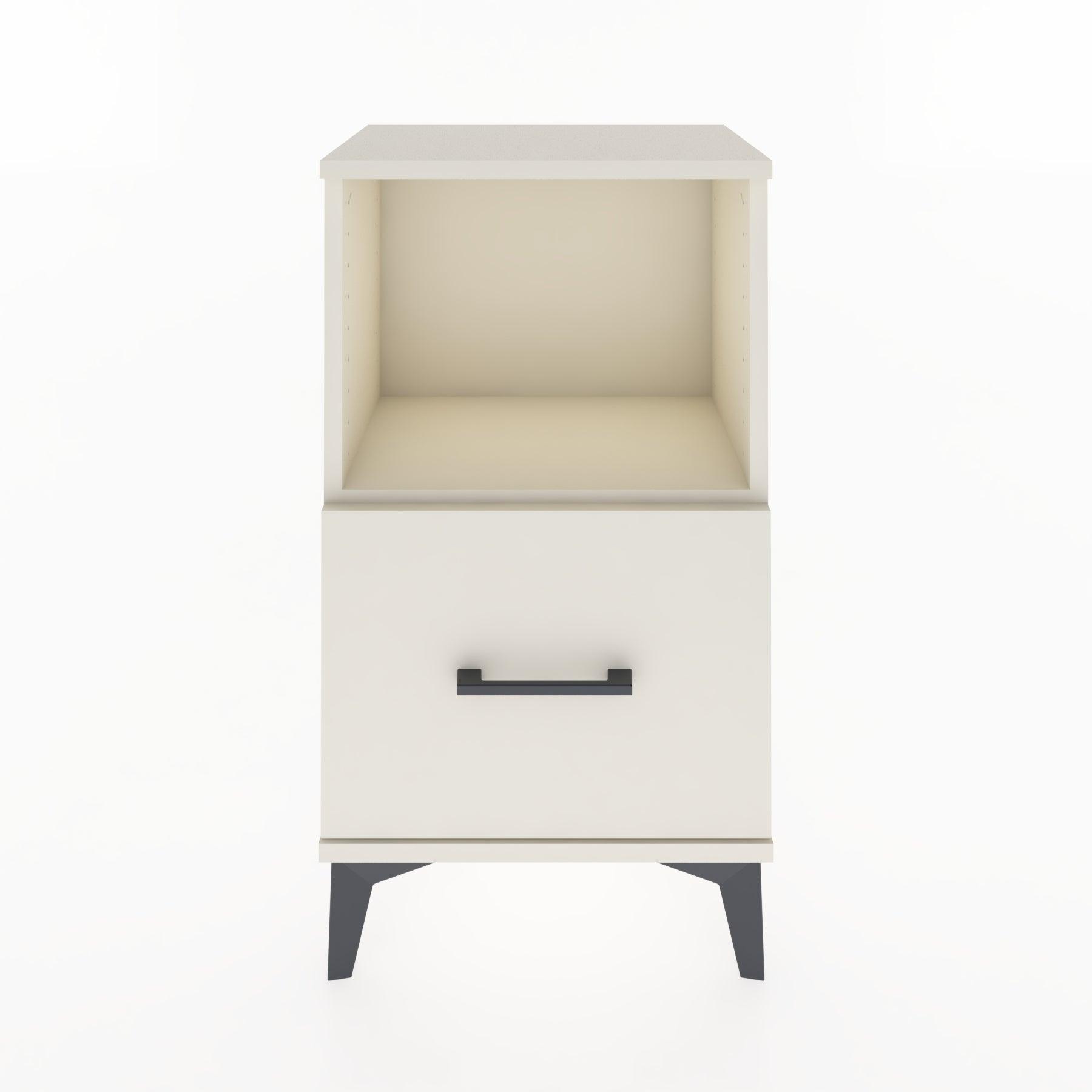 Woodntry Modüler Komodin Tek Çekmece ve Raflı V2 44x30x68 cm Aytaşı - Woodntry