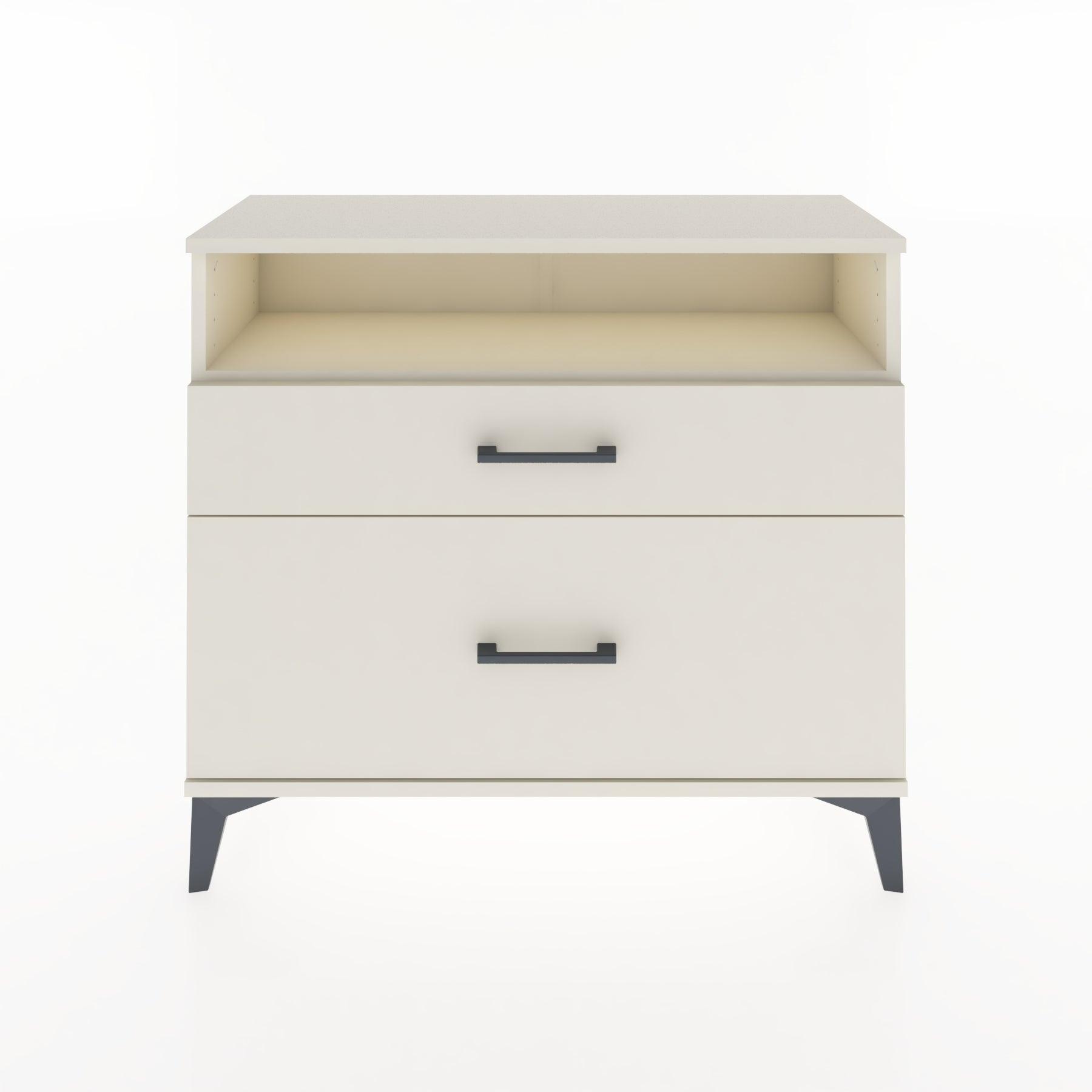 Woodntry Modüler Şifonyer İki Çekmeceli V6 88x30x68 cm Aytaşı - Woodntry
