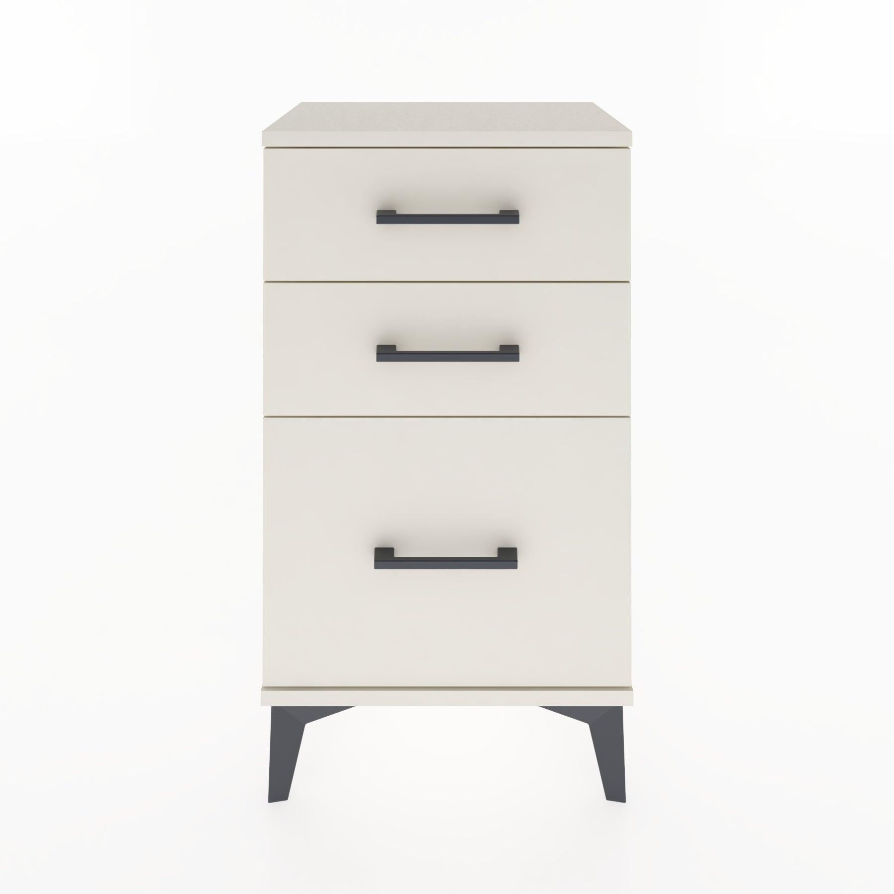 Woodntry Modüler Komodin Üç Çekmeceli V2 44x30x68 cm Aytaşı - Woodntry
