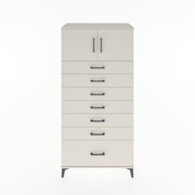 Woodntry Modular Cabinet Moonstone 88x44x170 cm with Doors and Drawers KC10-1