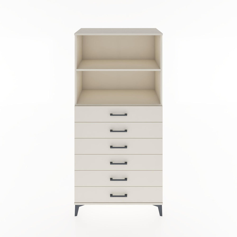 Woodntry Modular Cabinet Moonstone 88x44x170 cm with Drawers and Shelves CR34-1