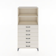 Woodntry Modular Cabinet Moonstone 88x44x170 cm with Drawers and Shelves CR34-1