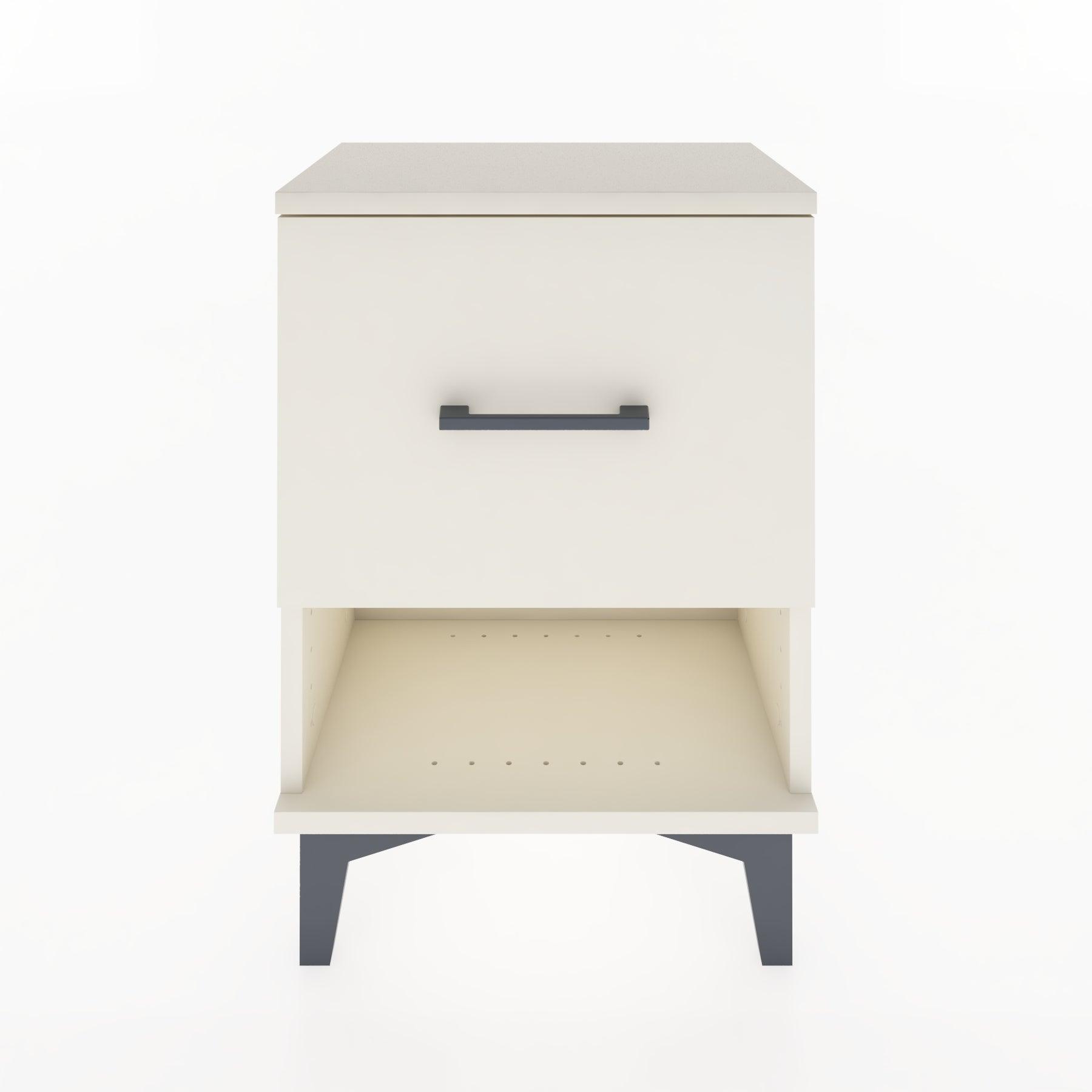 Woodntry Modüler Komodin Tek Çekmece ve Raflı 44x30x52 cm Aytaşı - Woodntry