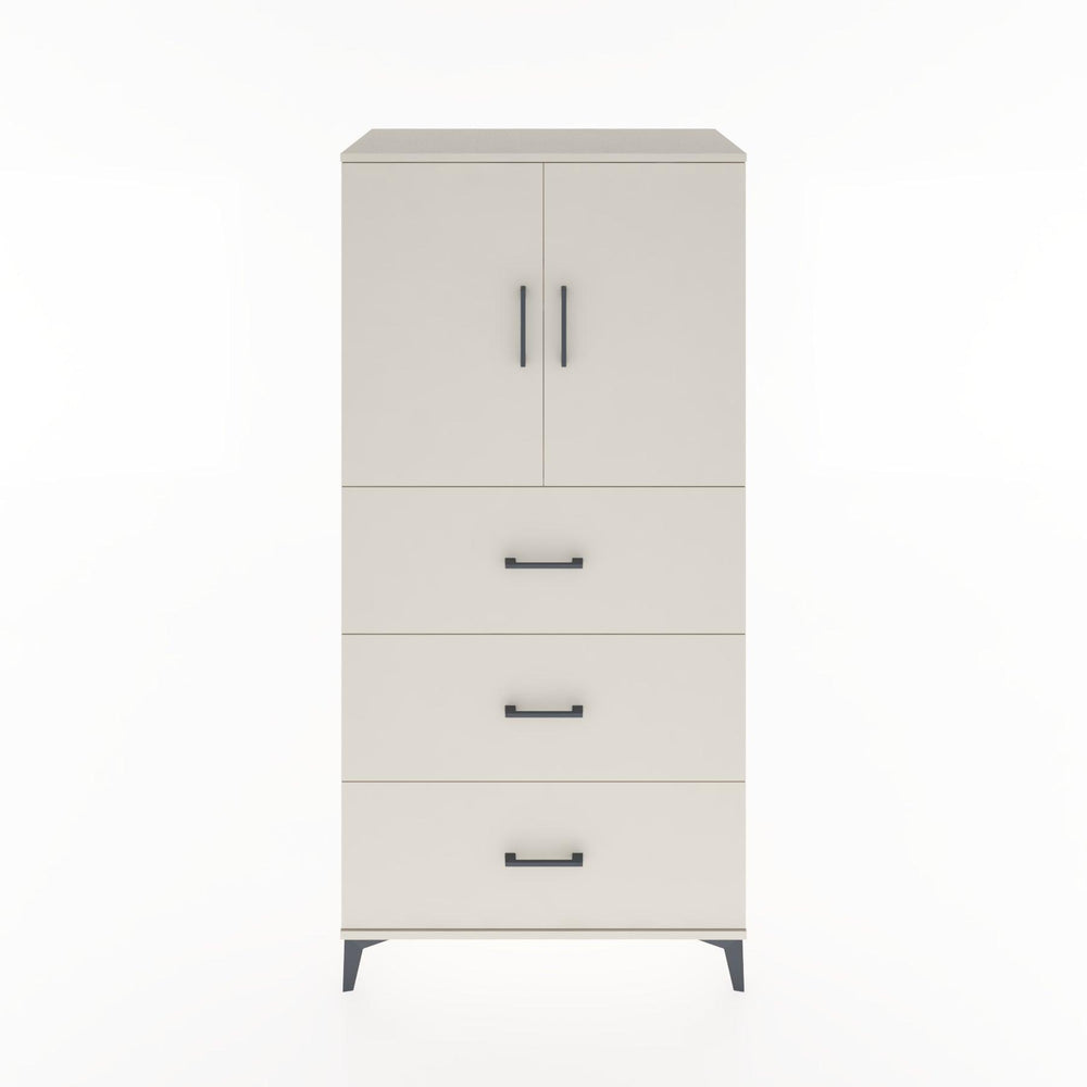 Woodntry Modular Cabinet Moonstone 88x44x170 cm with Doors and Drawers KC24-1
