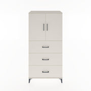 Woodntry Modular Cabinet Moonstone 88x44x170 cm with Doors and Drawers KC24-1