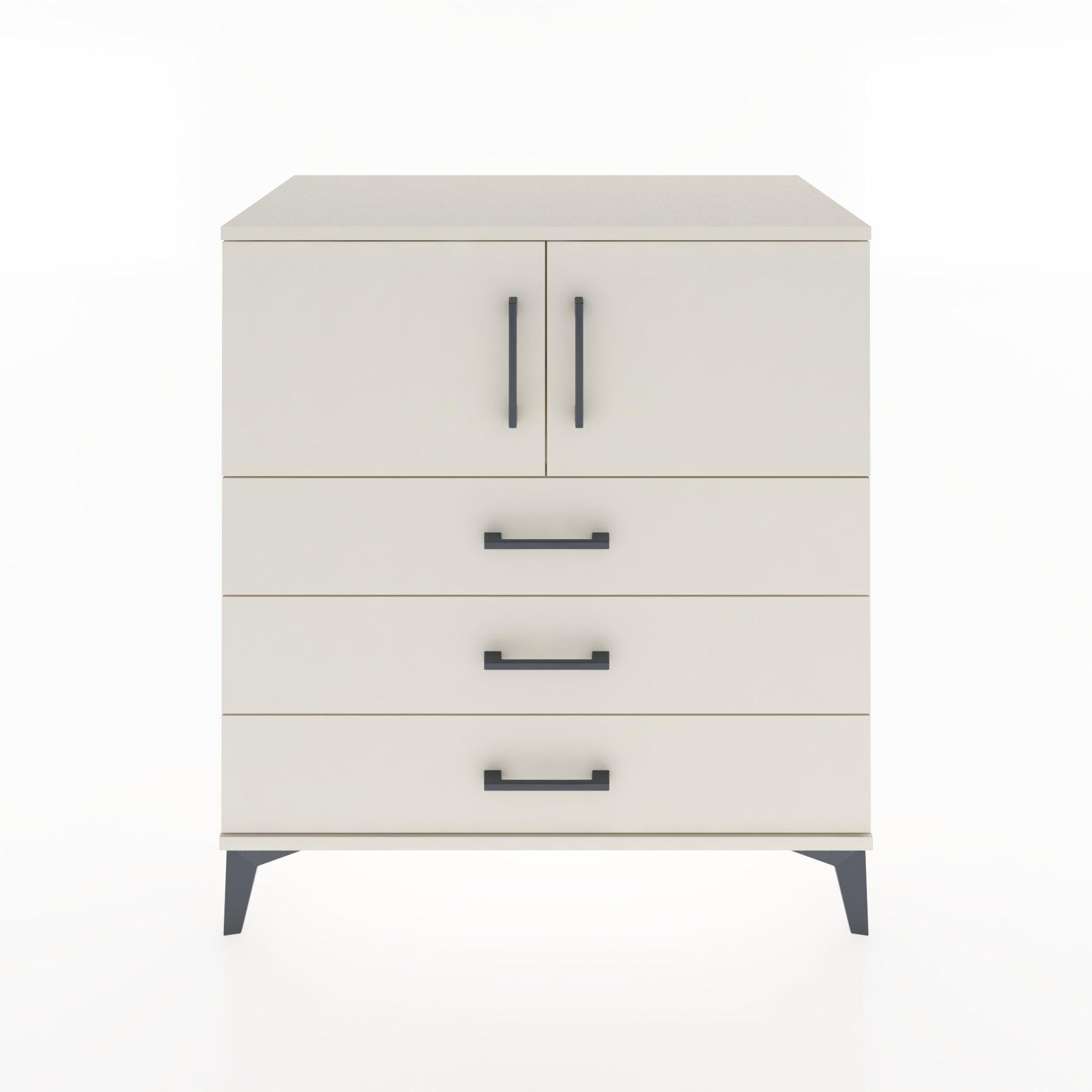 Woodntry Modular Dresser Moonstone 88x44x84 cm with Cover and Drawer KC98-1