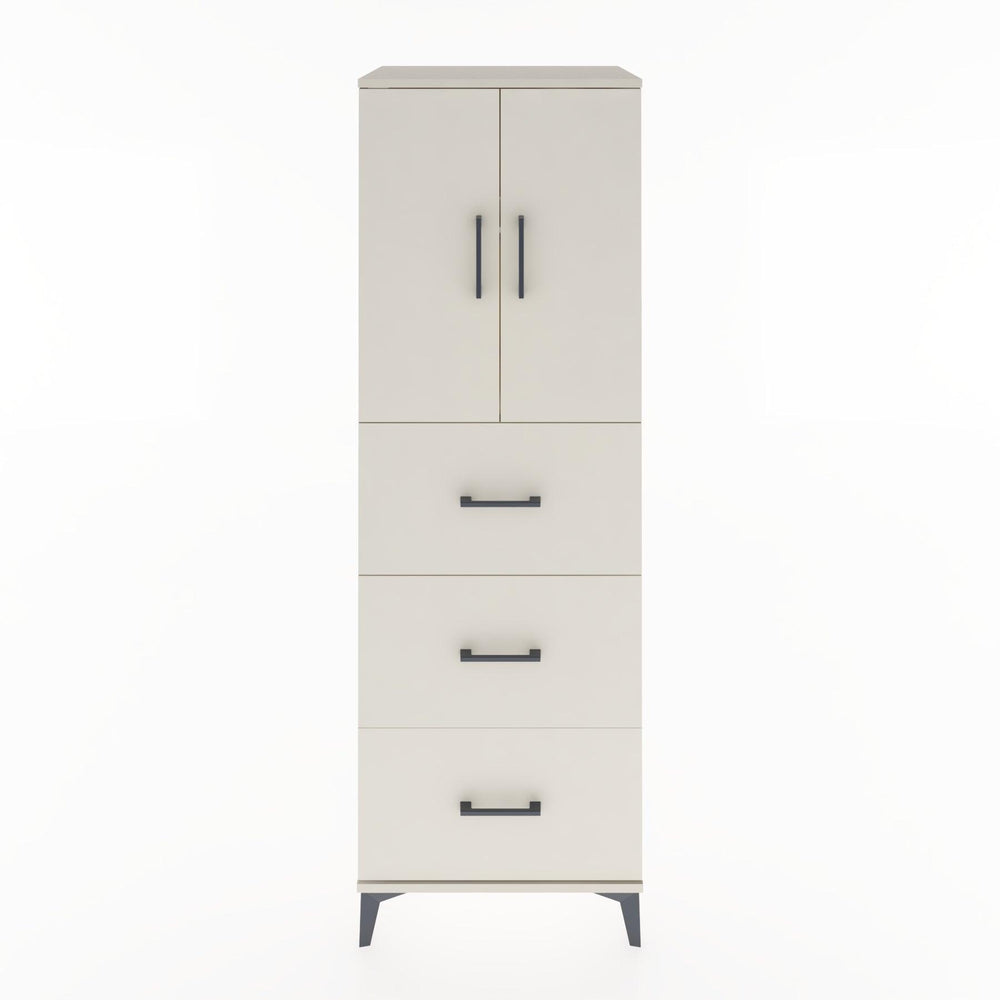 Woodntry Modular Cabinet Moonstone 60x44x170 cm with Doors and Drawers KC24-1