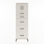 Woodntry Modular Cabinet Moonstone 60x44x170 cm with Doors and Drawers KC22-1