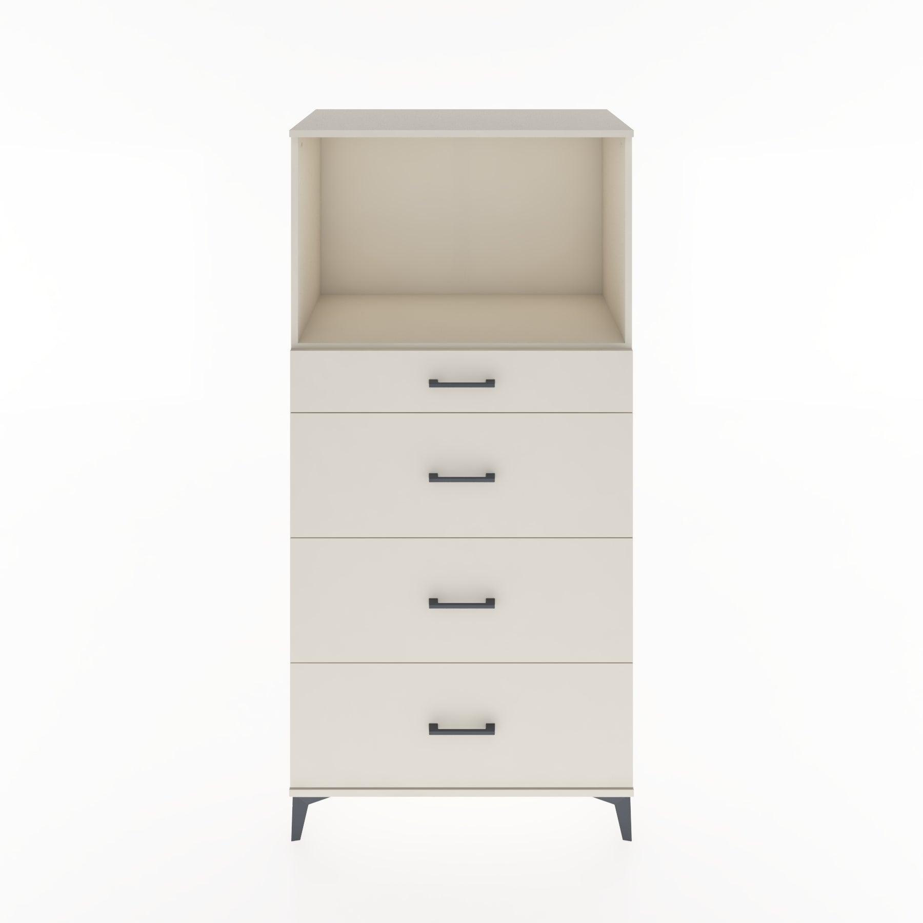 Woodntry Modular Cabinet Moonstone 88x44x170 cm with Drawers and Shelves CR51-1
