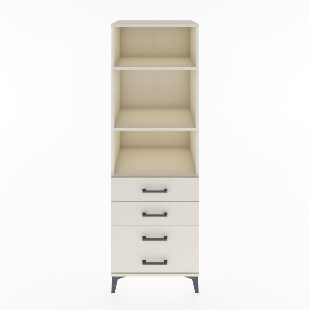Woodntry Modular Cabinet Moonstone 60x44x170 cm with Drawers and Shelves CR36-1