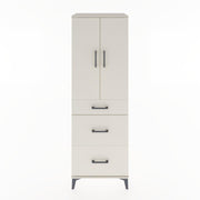 Woodntry Modüler Dolap Aytaşı 60x44x170 cm Kapaklı ve Çekmeceli KC20-1