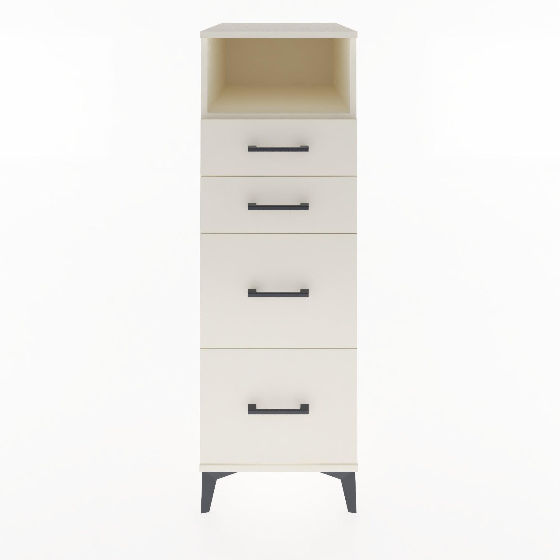 Woodntry Modular Cabinet Moonstone 44x30x122 cm with Drawers and Shelves CR101-1