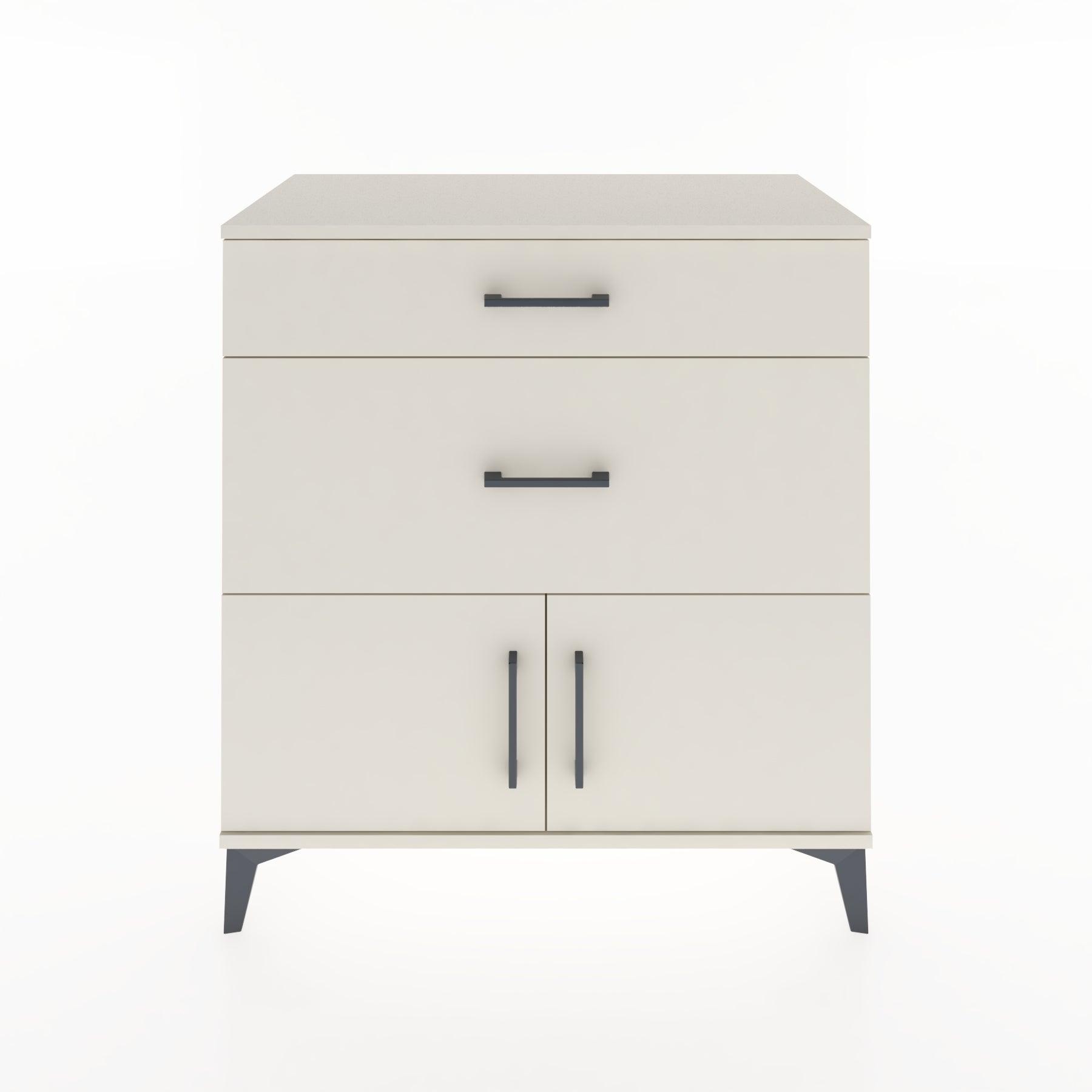 Woodntry Modular Dresser Moonstone 88x44x84 cm with Cover and Drawer KC116-1