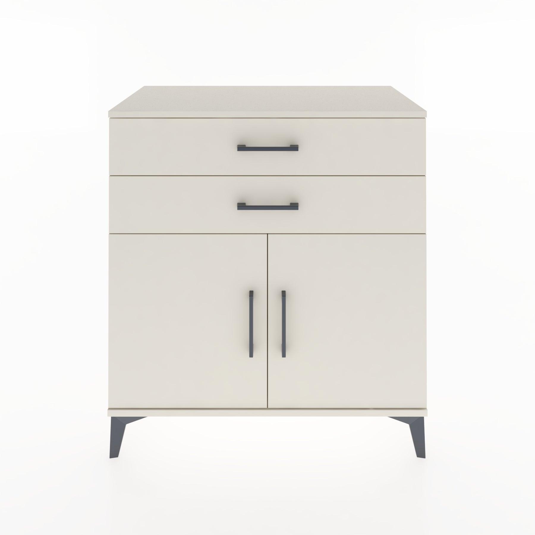 Woodntry Modular Dresser Moonstone 88x44x84 cm with Cover and Drawer KC33-1