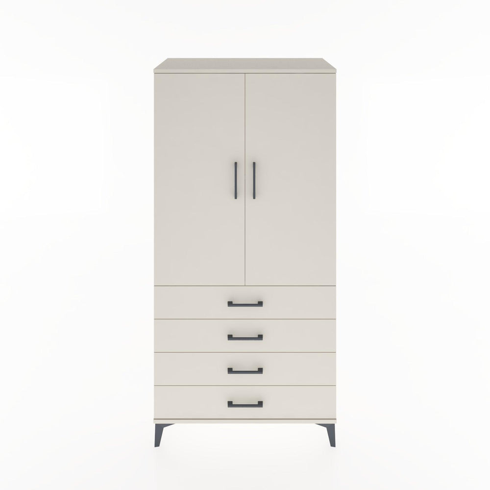 Woodntry Modular Cabinet Moonstone 88x44x170 cm with Doors and Drawers KC5-1