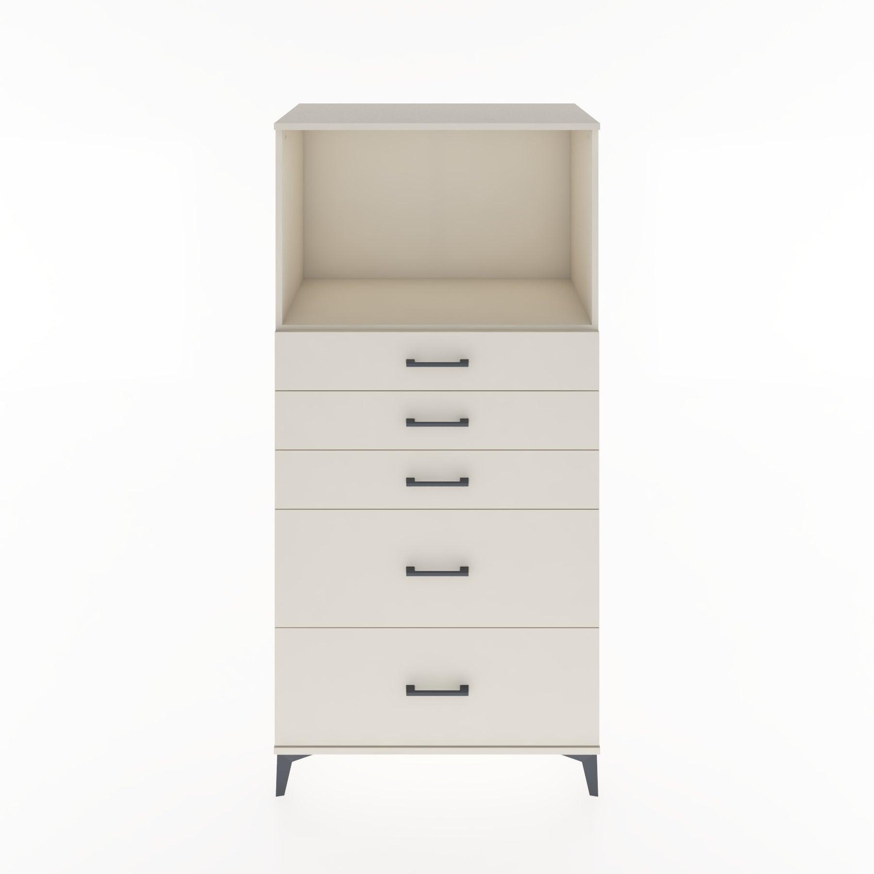 Woodntry Modular Cabinet Moonstone 88x44x170 cm with Drawers and Shelves CR46-1
