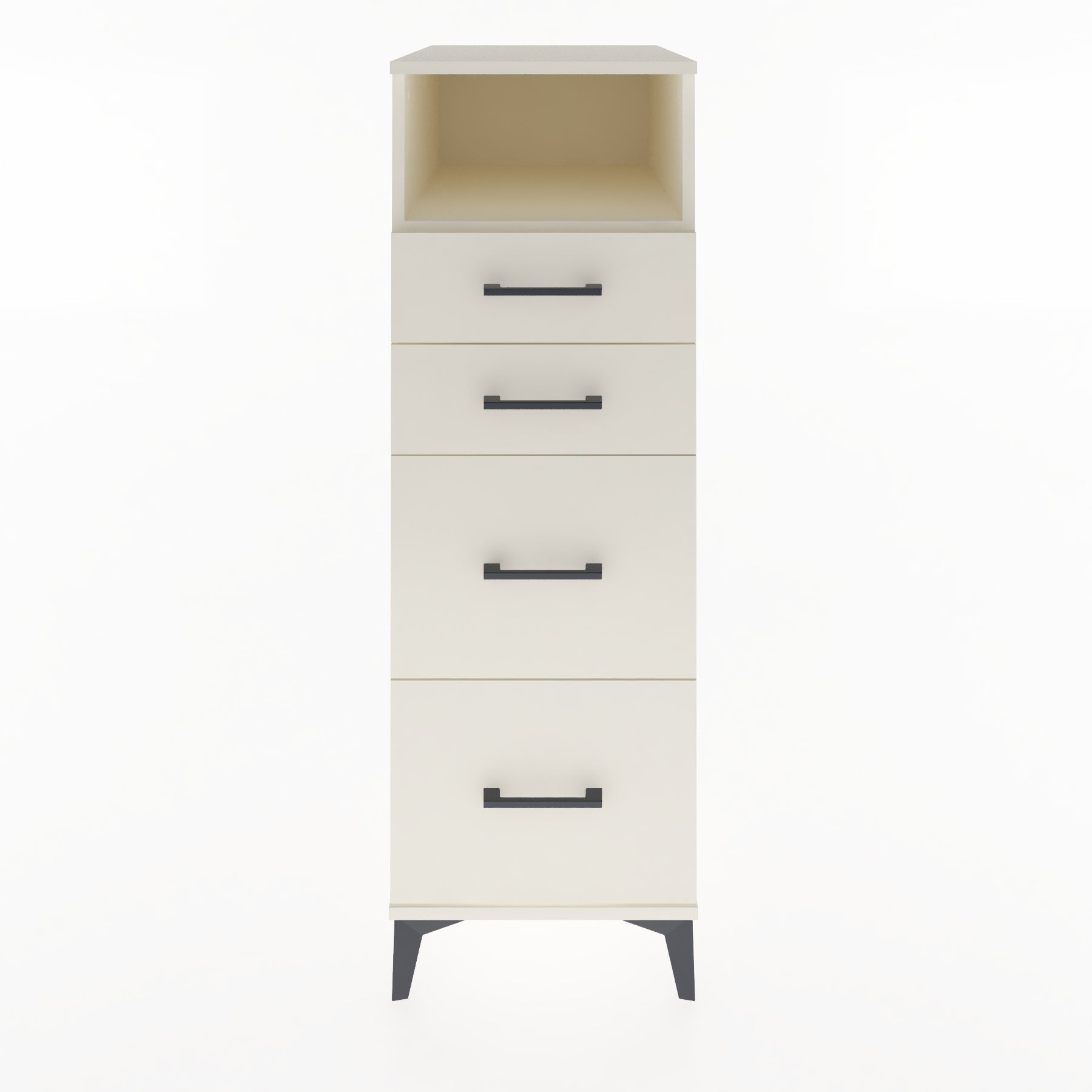 Woodntry Modular Cabinet Moonstone 44x59x122 cm with Drawers and Shelves CR101-1