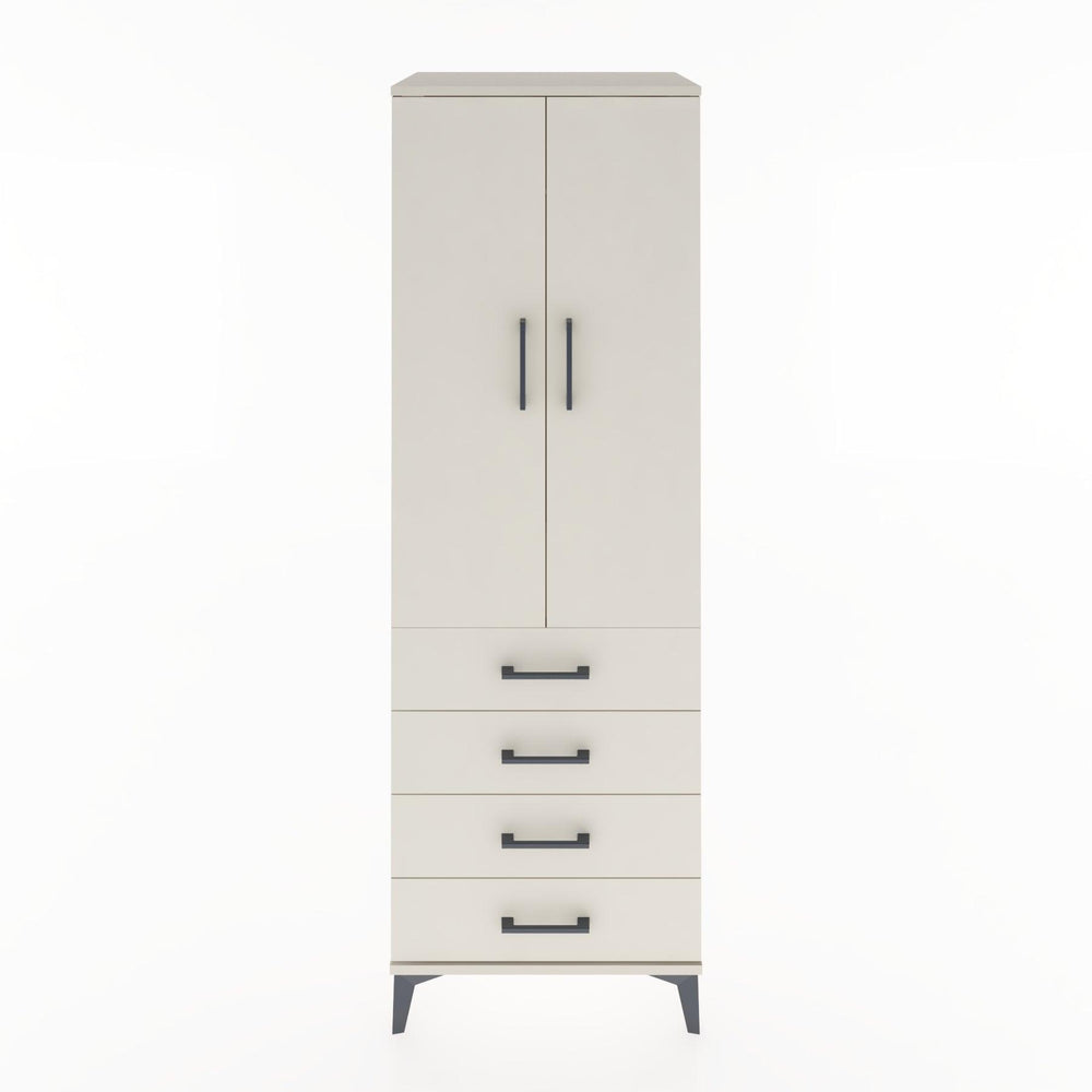 Woodntry Modular Cabinet Moonstone 60x44x170 cm with Doors and Drawers KC27-1