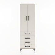 Woodntry Modular Cabinet Moonstone 60x44x170 cm with Doors and Drawers KC27-1