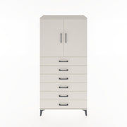 Woodntry Modular Cabinet Moonstone 88x44x170 cm with Doors and Drawers KC3-1