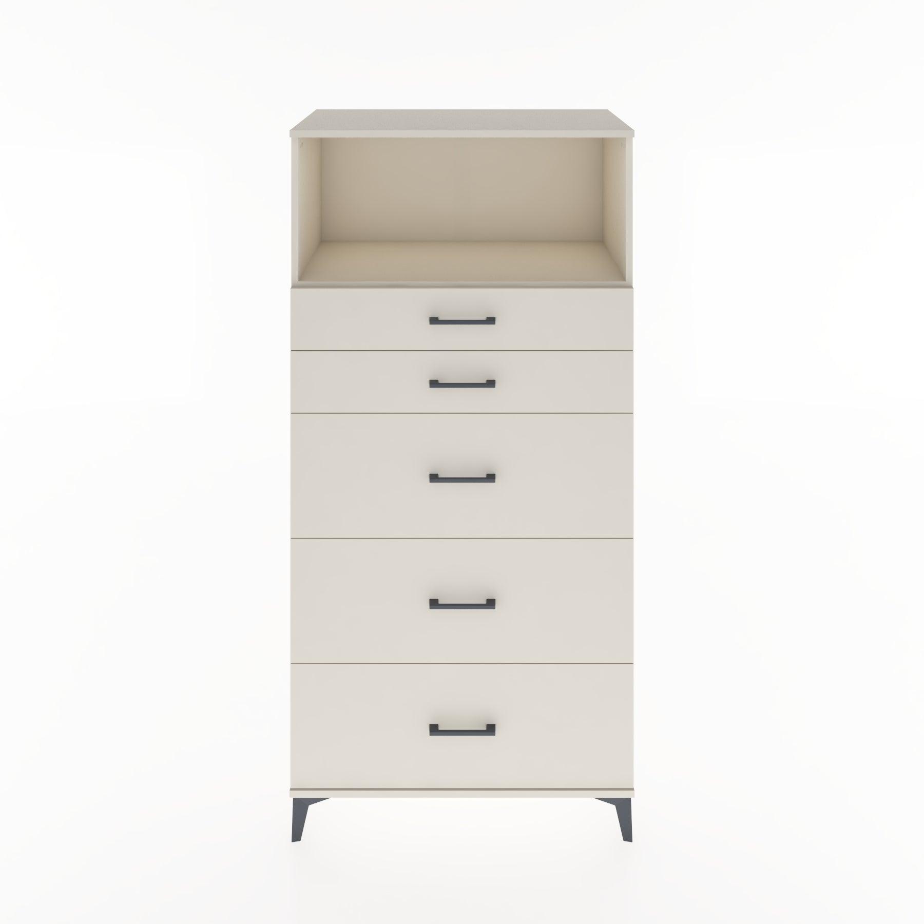 Woodntry Modular Cabinet Moonstone 88x44x170 cm with Drawers and Shelves CR50-1