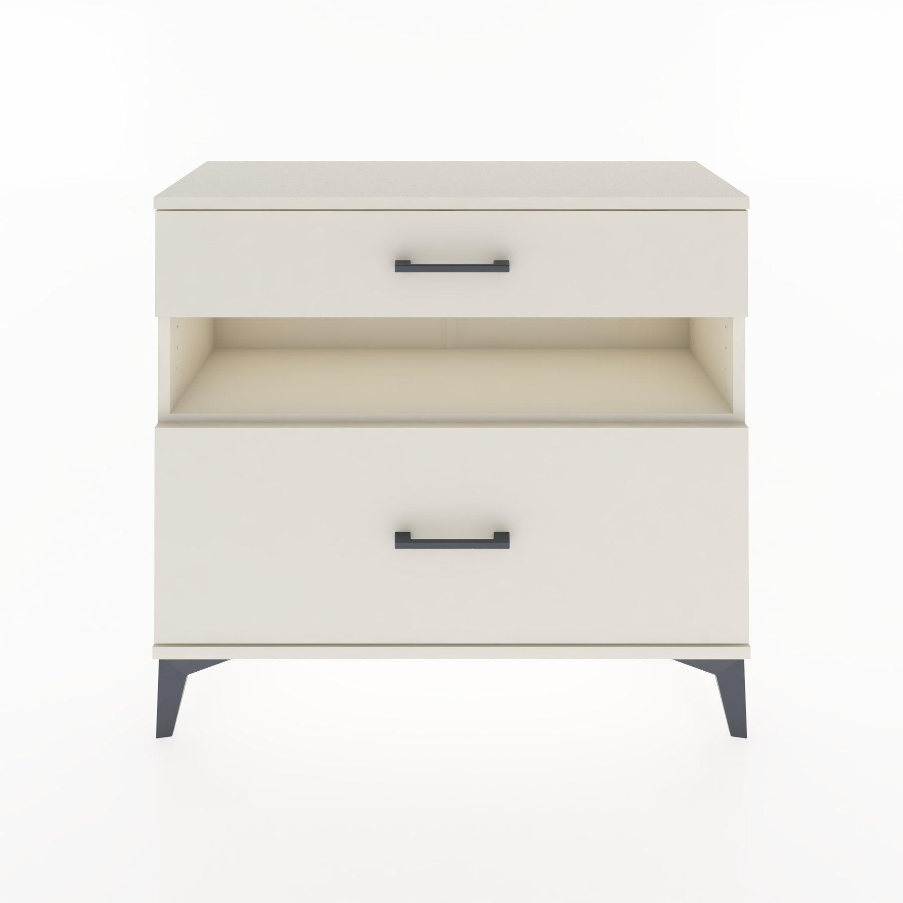 Woodntry Modüler Şifonyer İki Çekmeceli V9 88x30x68 cm Aytaşı - Woodntry