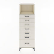 Woodntry Modular Cabinet Moonstone 60x44x170 cm with Drawers and Shelves CR38-1