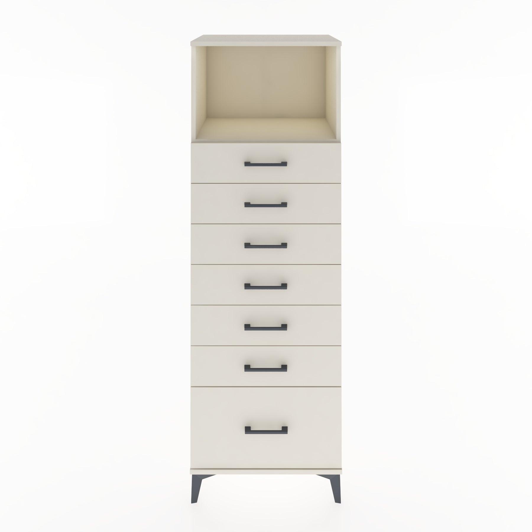 Woodntry Modular Cabinet Moonstone 60x44x170 cm with Drawers and Shelves CR38-1