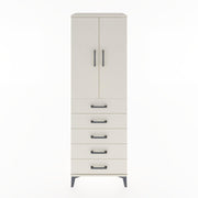 Woodntry Modular Cabinet Moonstone 60x44x170 cm with Doors and Drawers KC4-1