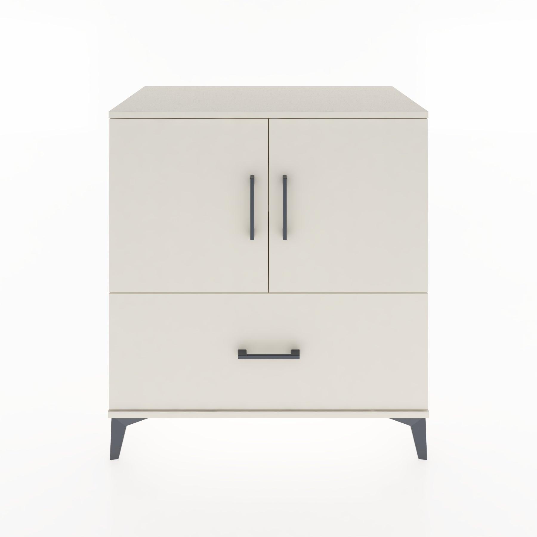 Woodntry Modular Dresser Moonstone 88x44x84 cm with Cover and Drawer KC47-1