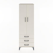 Woodntry Modular Cabinet Moonstone 60x44x170 cm with Doors and Drawers KC28-1