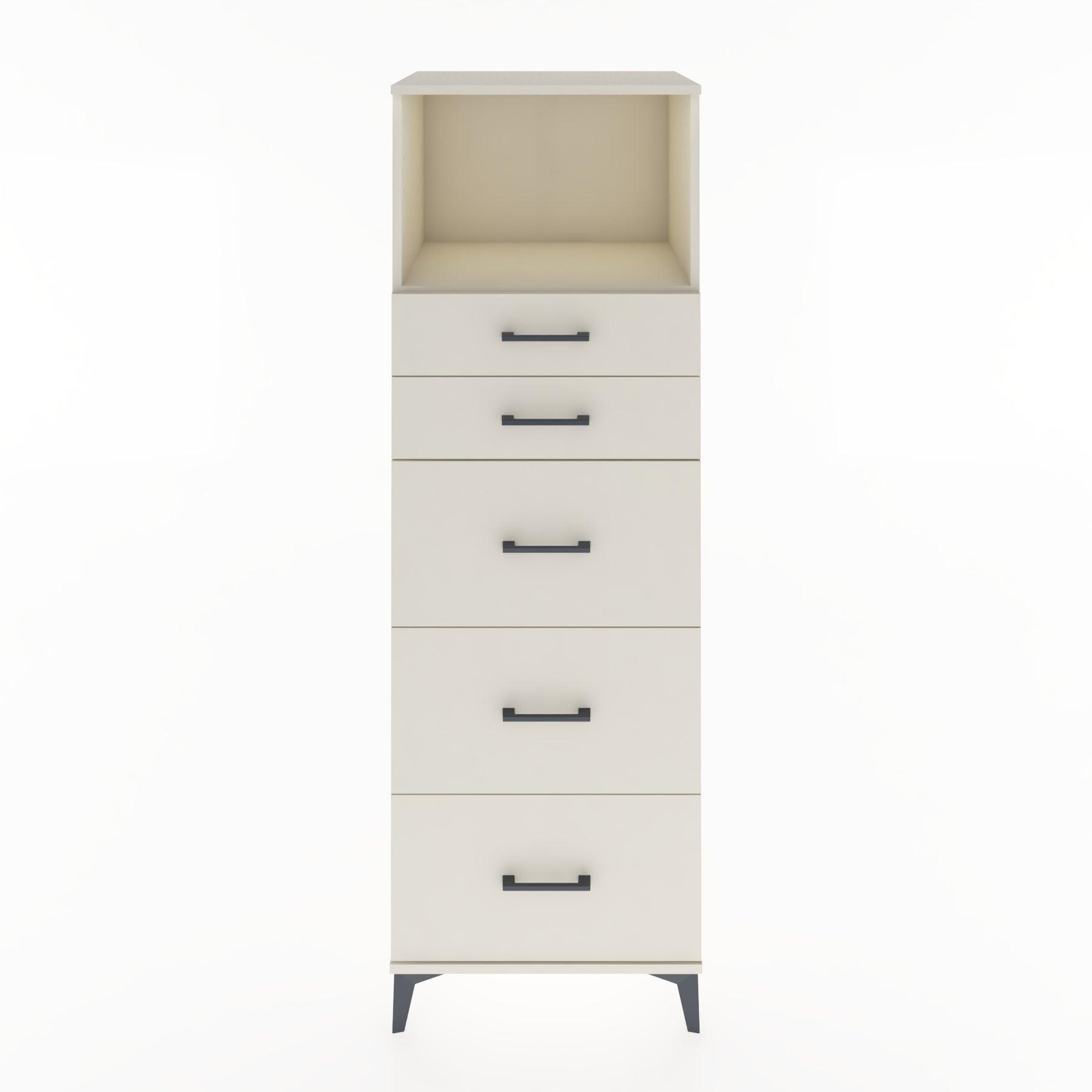 Woodntry Modüler Dolap Aytaşı 60x44x170 cm Çekmeceli ve Raflı CR49-1