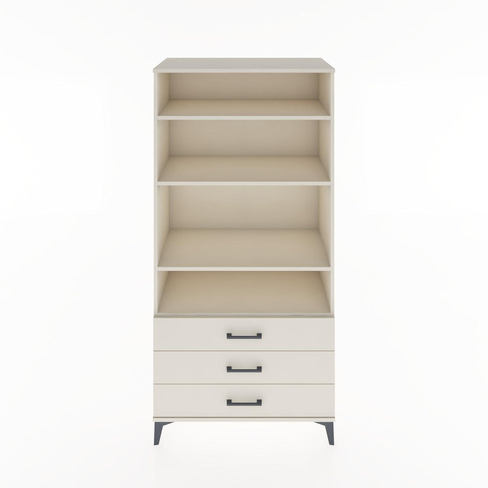 Woodntry Modular Cabinet Moonstone 88x44x170 cm with Drawers and Shelves CR37-1